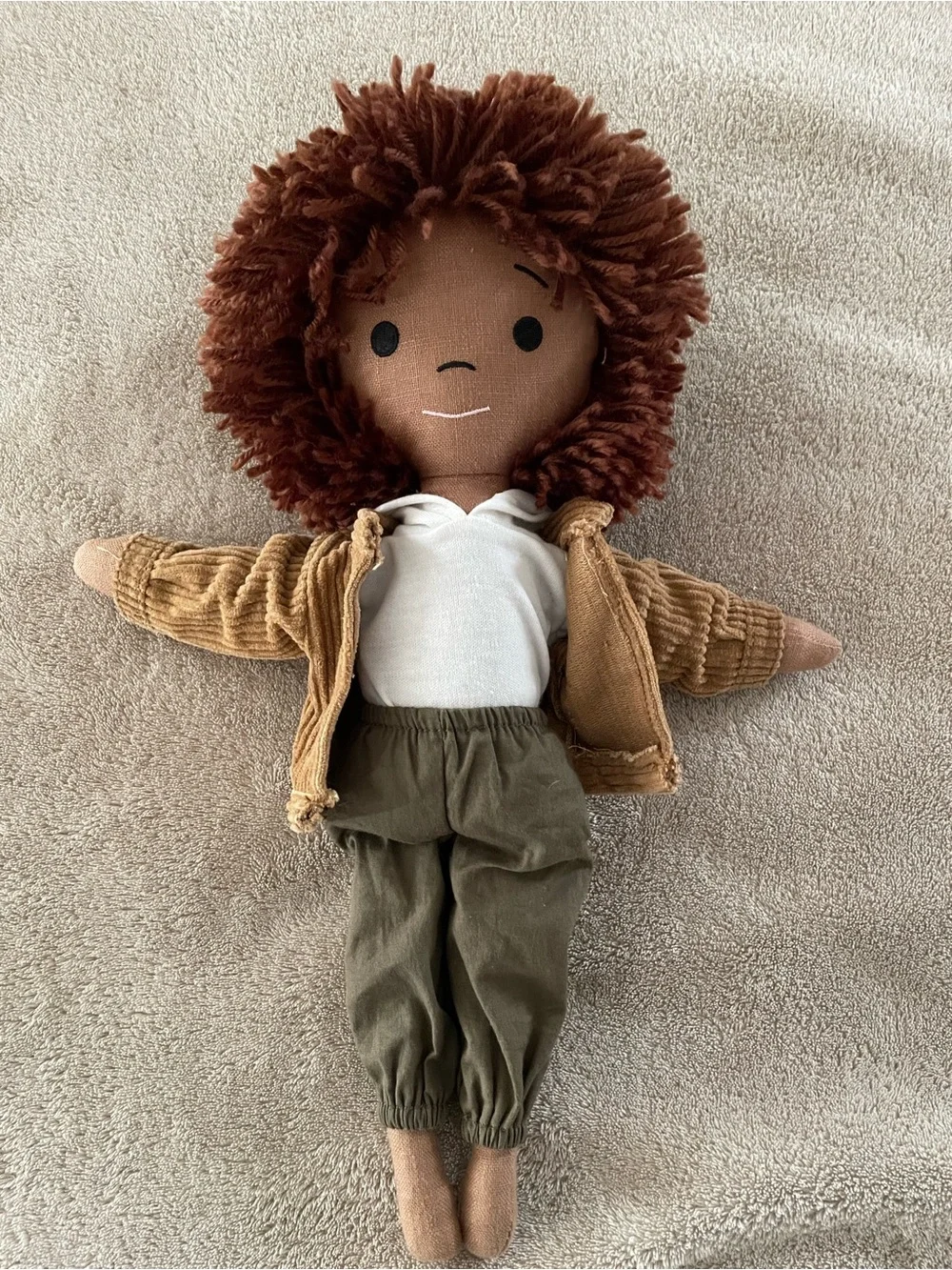 Harperlman Ashton 14” Plush Linen Doll - EUC - Complete Outfit Target